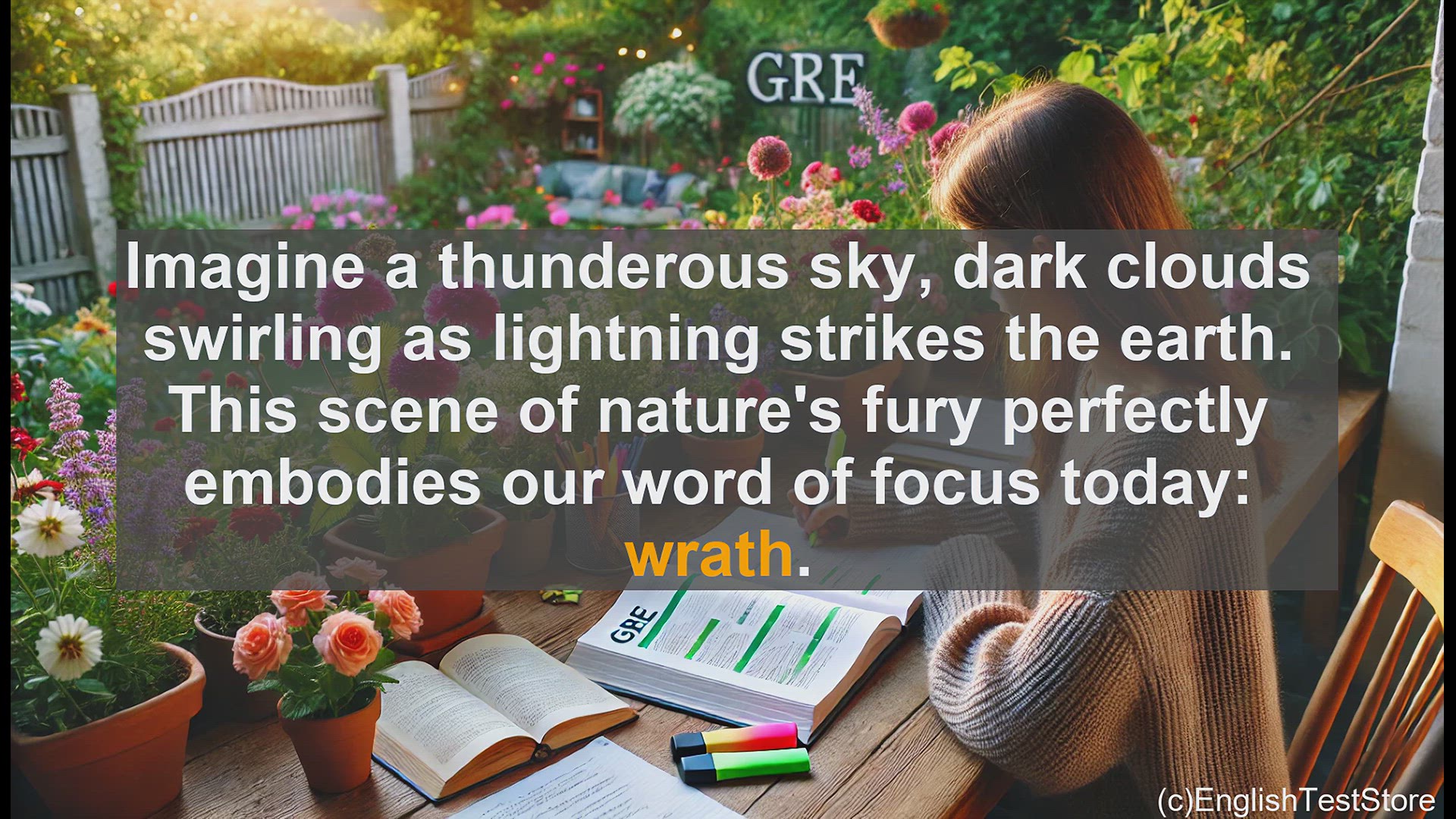 'Video thumbnail for GRE Vocabulary Lesson: Wrath - The Power of Intense Anger Explained'