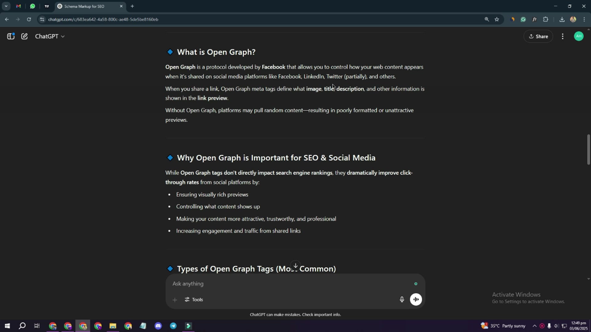 'Video thumbnail for What is Open Graph in SEO'