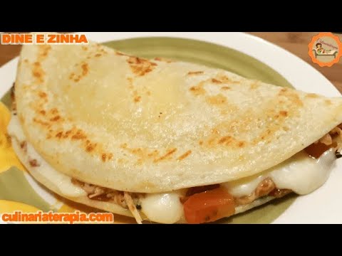 'Video thumbnail for LANCHE RÁPIDO - PIZZA DE TAPIOCA - PÃO DE QUEIJO PANQUECA DE FRIGIDEIRA'