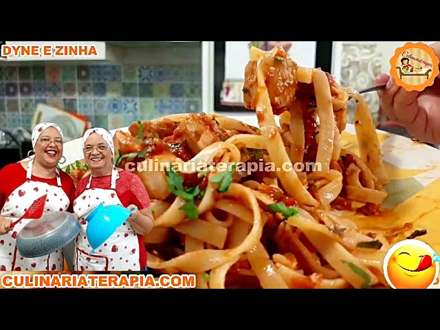 'Video thumbnail for Aprenda Como Fazer A Melhor Macarronada com Frango Fácil e Deliciosa'