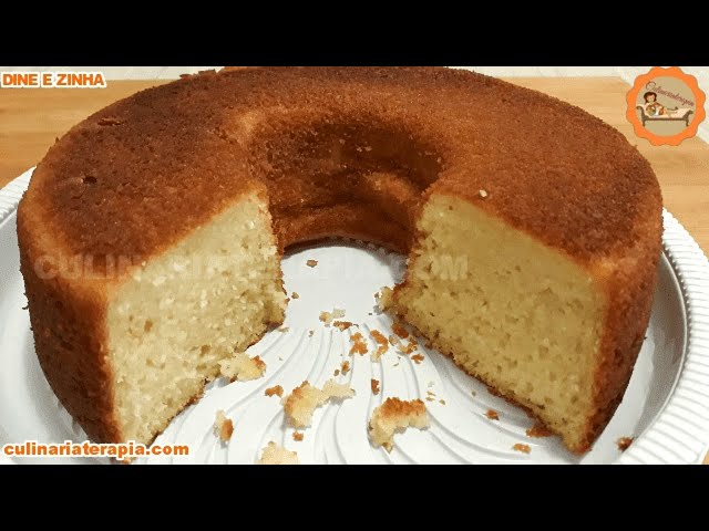 'Video thumbnail for Bolo Fofinho de Macaxeira ou Mandioca com Farinha de Arroz Sem Glúten e Sem Lactose'