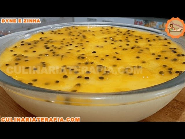 'Video thumbnail for Pudim de Maracujá sem Forno na Travessa - Receita Fácil'