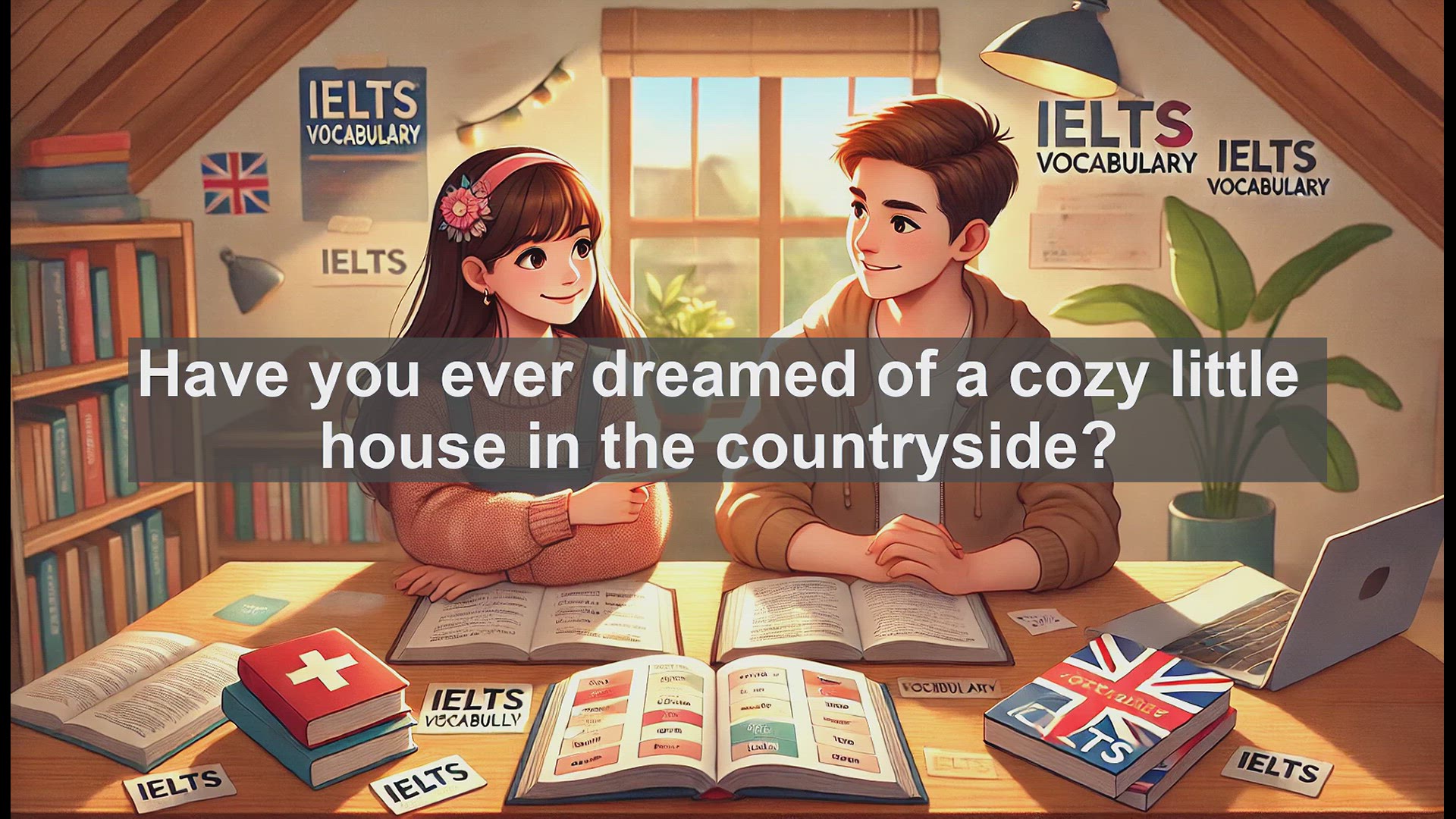 'Video thumbnail for 2500 Must Know IELTS 5.5 Vocabulary - Understanding 'Cottage': A Key Word for IELTS and English Conversations'