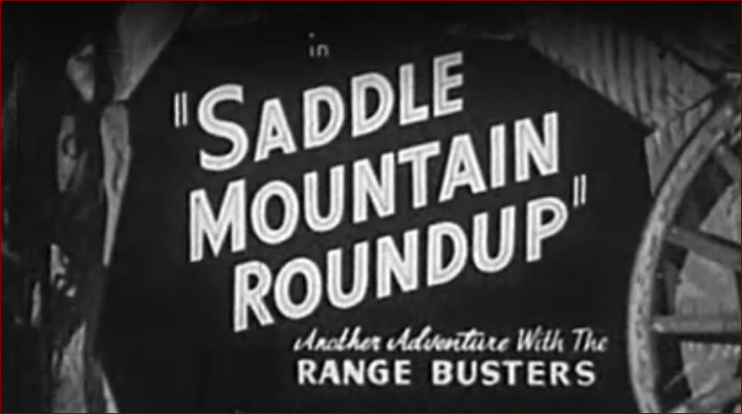 Video thumbnail for Saddle Mountain Roundup (1941)
