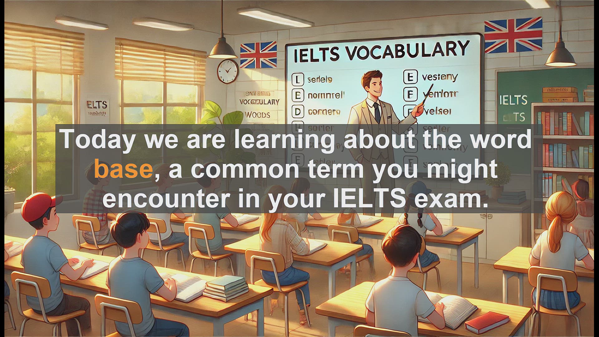 'Video thumbnail for 2500 Must Know IELTS 5.5 Vocabulary - Understanding 'Base': A Key Word for IELTS Success'