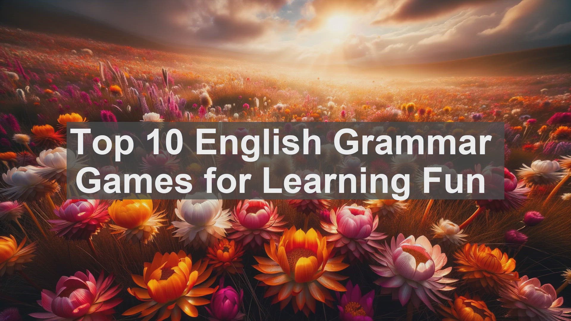 'Video thumbnail for Top 10 English Grammar Games for Learning Fun'