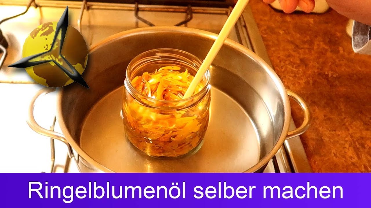 'Video thumbnail for Ringelblumenöl selber machen / 2 Methoden'