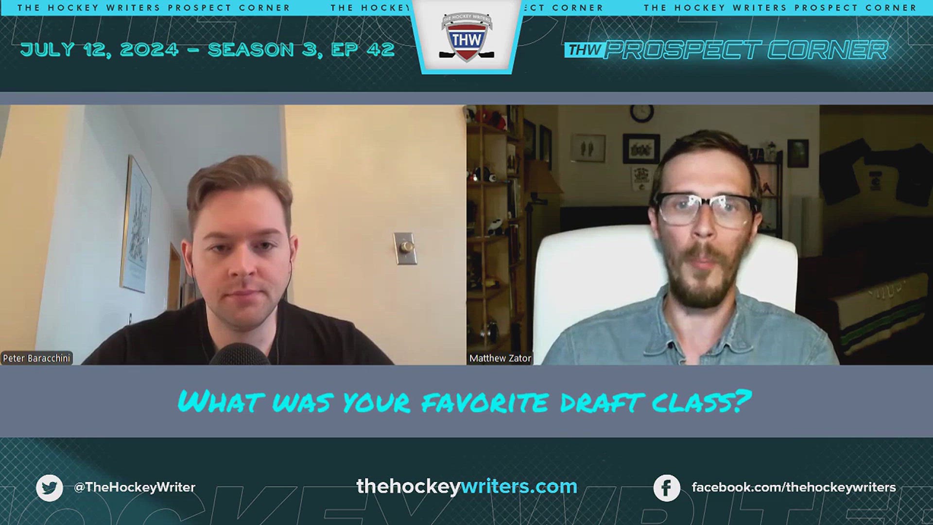 'Video thumbnail for 2024 NHL Draft - Favorite Draft Classes - Utah Hockey Club & Carolina Hurricanes'