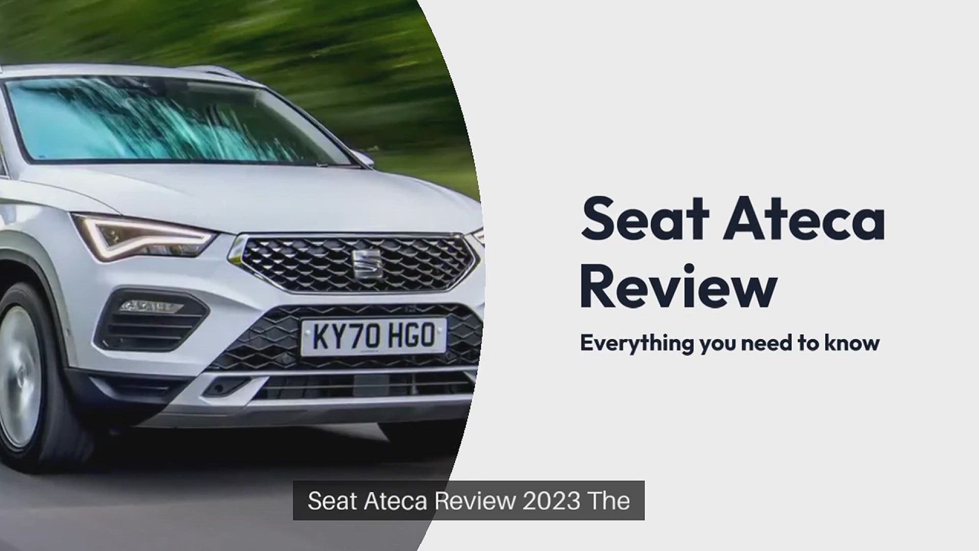 'Video thumbnail for Seat Ateca review'