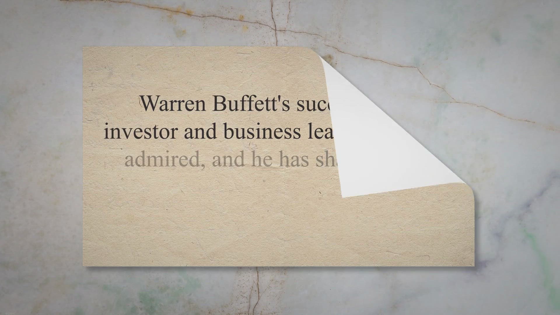 'Video thumbnail for Warren Buffett's Top 10 Rules for Success:'