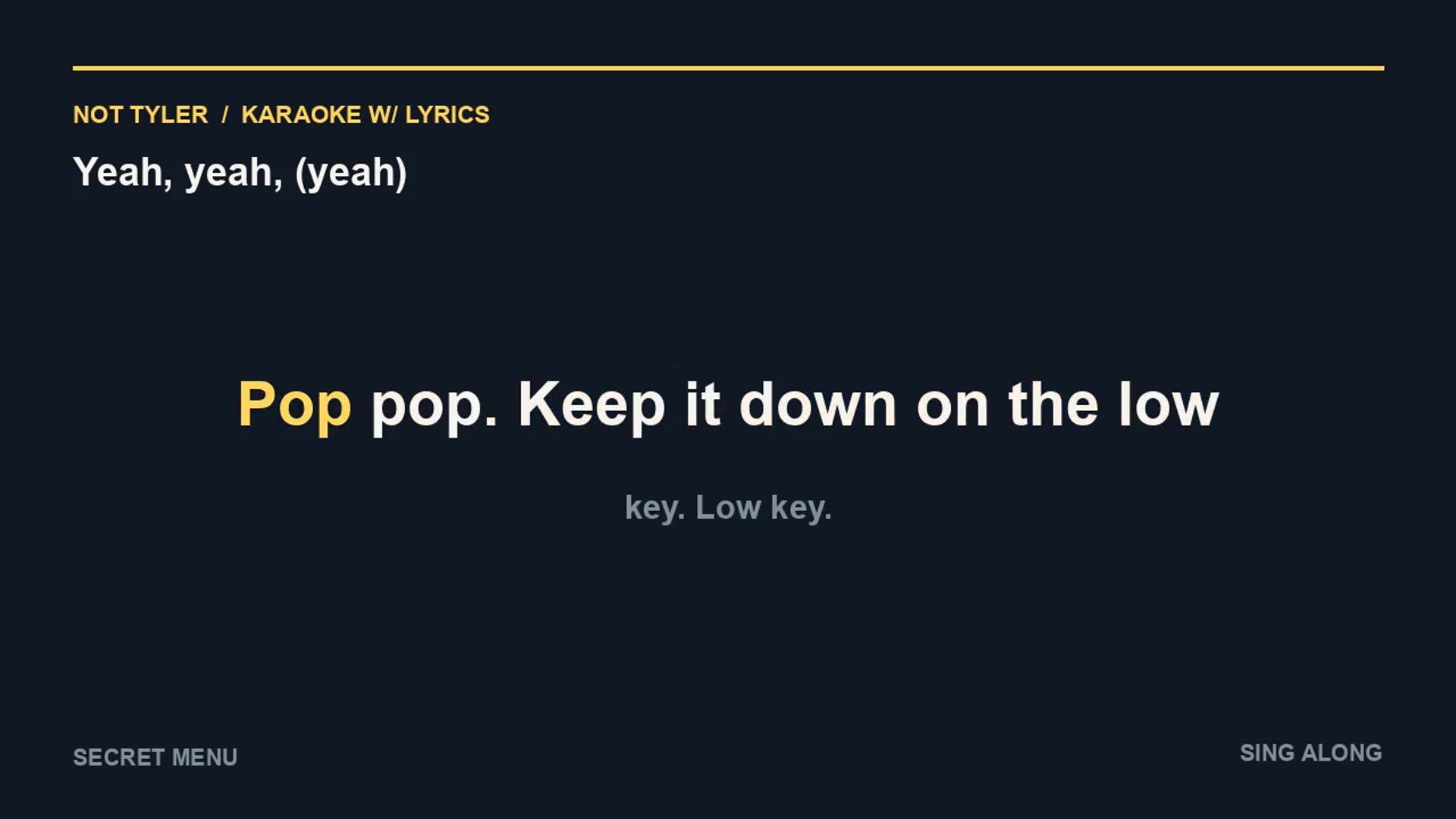 Video thumbnail for Yeah, yeah, (yeah) (Karaoke w/ Lyrics)