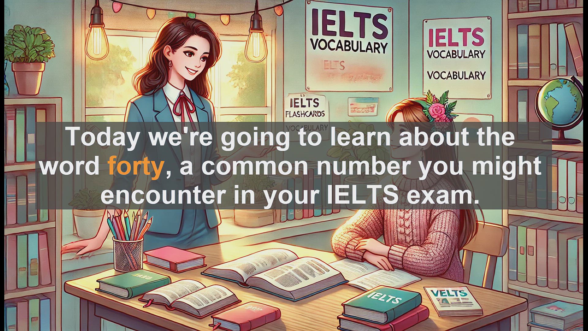 'Video thumbnail for 2500 Must Know IELTS 5.5 Vocabulary - IELTS Vocabulary: Understanding the Number 'Forty''