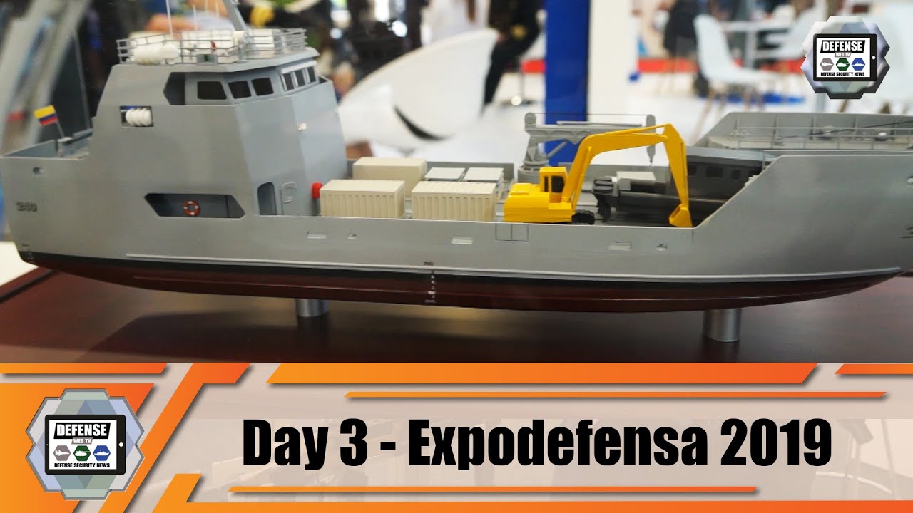'Video thumbnail for ExpoDefensa 2019 Day 3 International Defense and Security Exhibition in Bogota Colombia Show News'