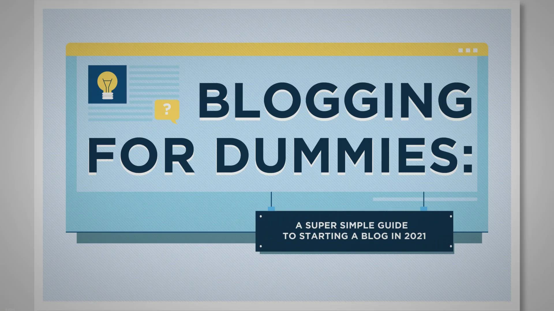 Video thumbnail for Blogging Guide For Beginners
