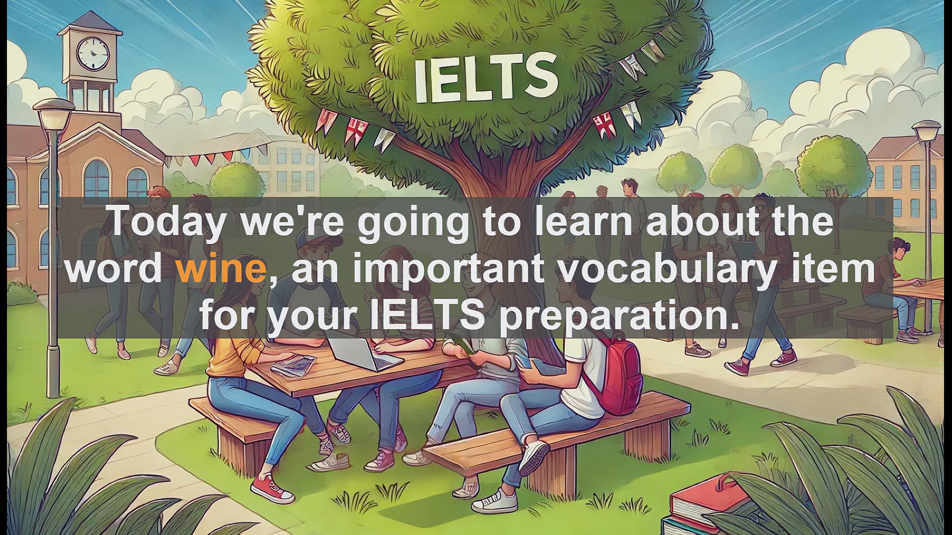 'Video thumbnail for 2500 Must Know IELTS 5.5 Vocabulary - IELTS Vocabulary: Understanding the Word 'Wine''