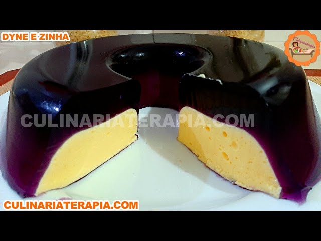 'Video thumbnail for APRENDA COMO FAZER GELATINA DE UVA RECHEADA COM PUDIM MOUSSE DE MARACUJÁ'