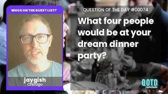 Video thumbnail for jaygish's Dream Dinner Party: Britney Spears, Charles Darwin, and more!