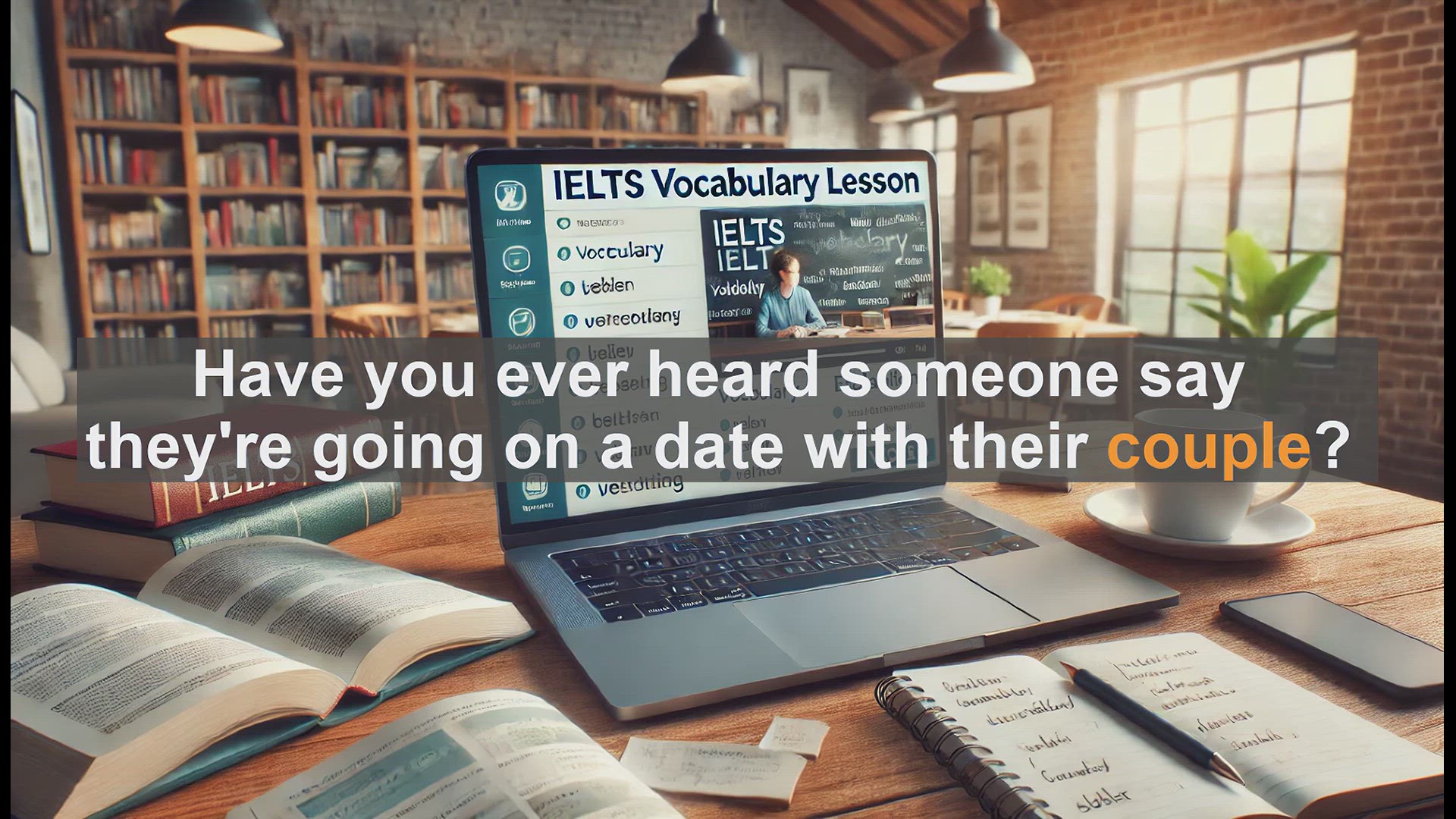 'Video thumbnail for 2500 Must Know IELTS 5.5 Vocabulary - Understanding 'Couple': Correct Usage for IELTS Success'