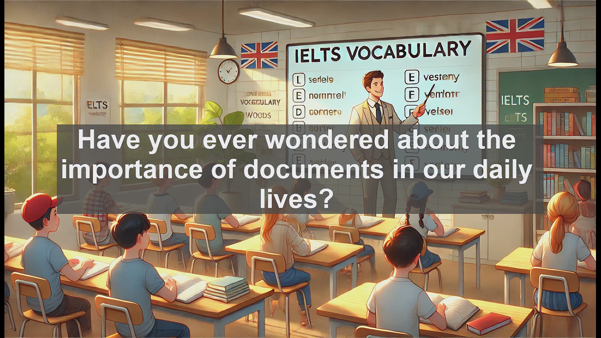 'Video thumbnail for 2500 Must Know IELTS 5.5 Vocabulary - Understanding 'Document': Key Word for IELTS Success'