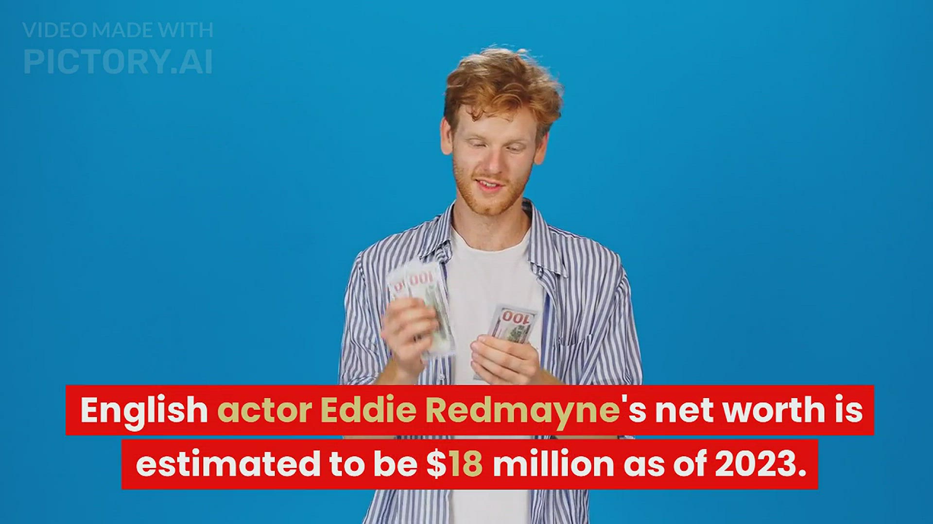 'Video thumbnail for Eddie Redmayne Net Worth 2023'