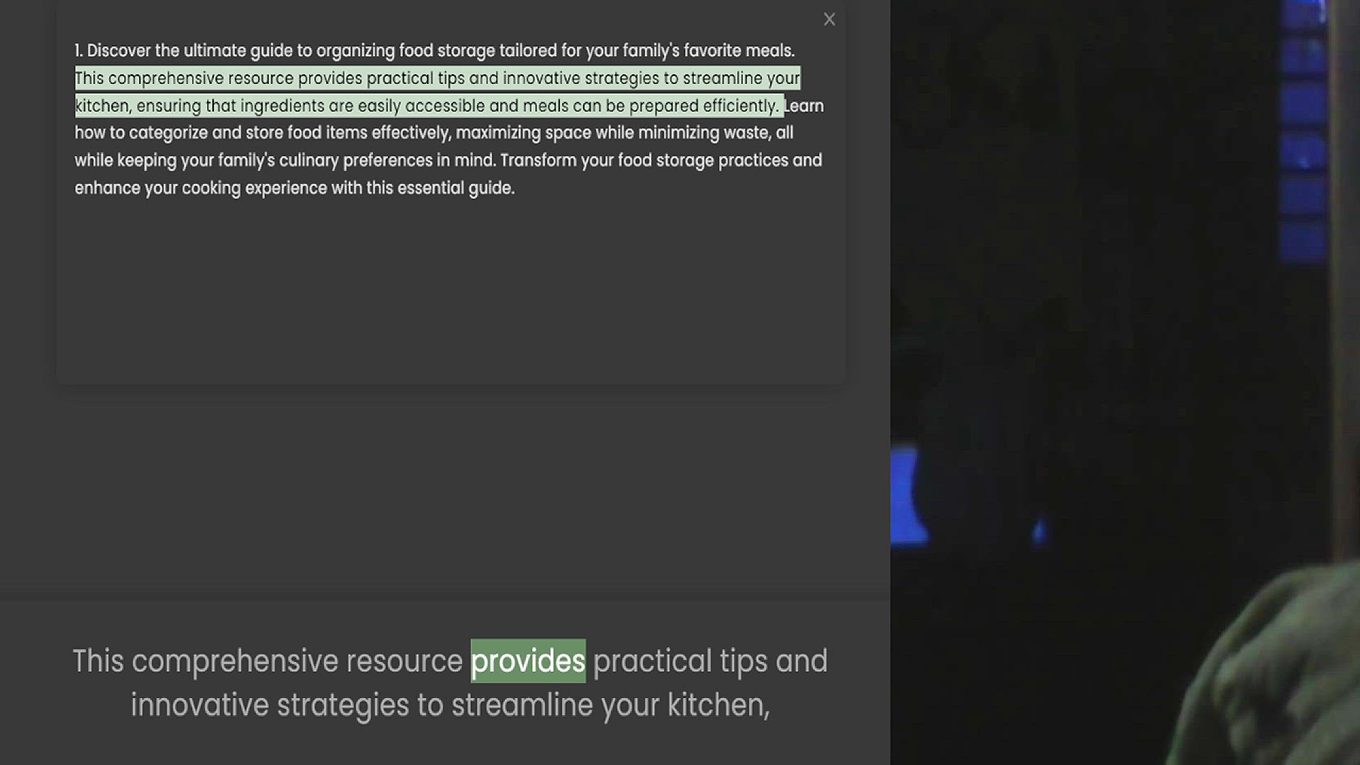 Video thumbnail for 1. Discover the ultimate guide to organizing food storage tailored for your family's favorite meals. This comprehensive resource provides practical tips and innovative strategies to streamline your kitchen, ensuring that ingredients are e