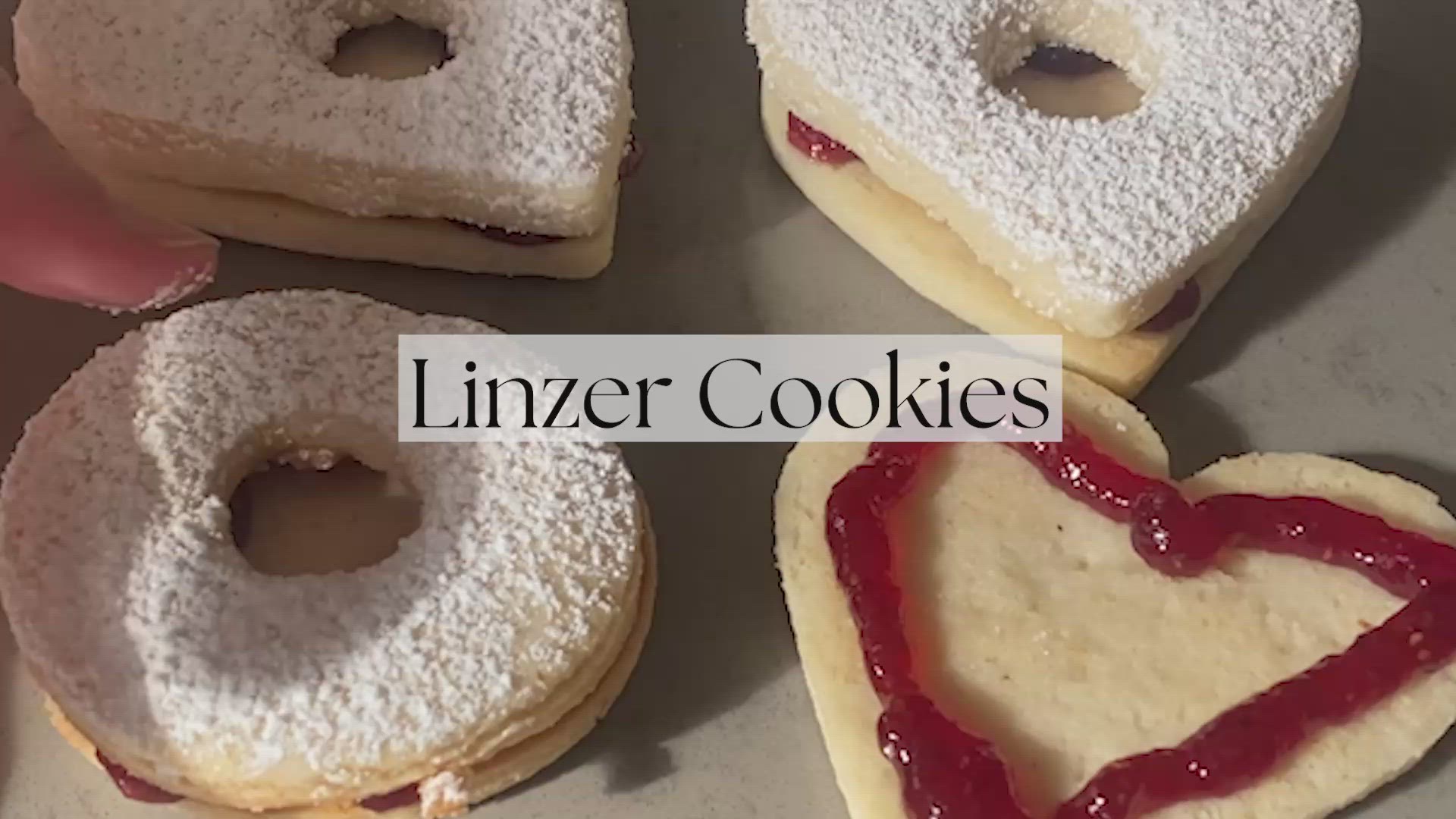 'Video thumbnail for Linzer Cookies'