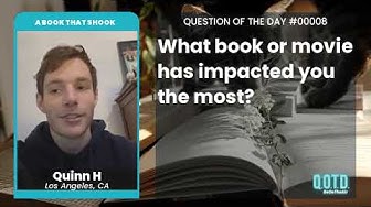 Video thumbnail for Quinn says The Princess Bride taught him not to judge a book by its cover!