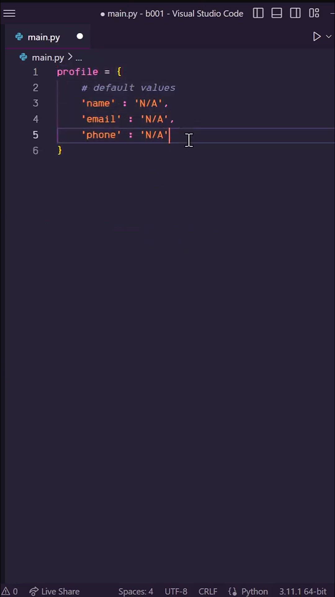 Video thumbnail for This Works On Python Dictionaries