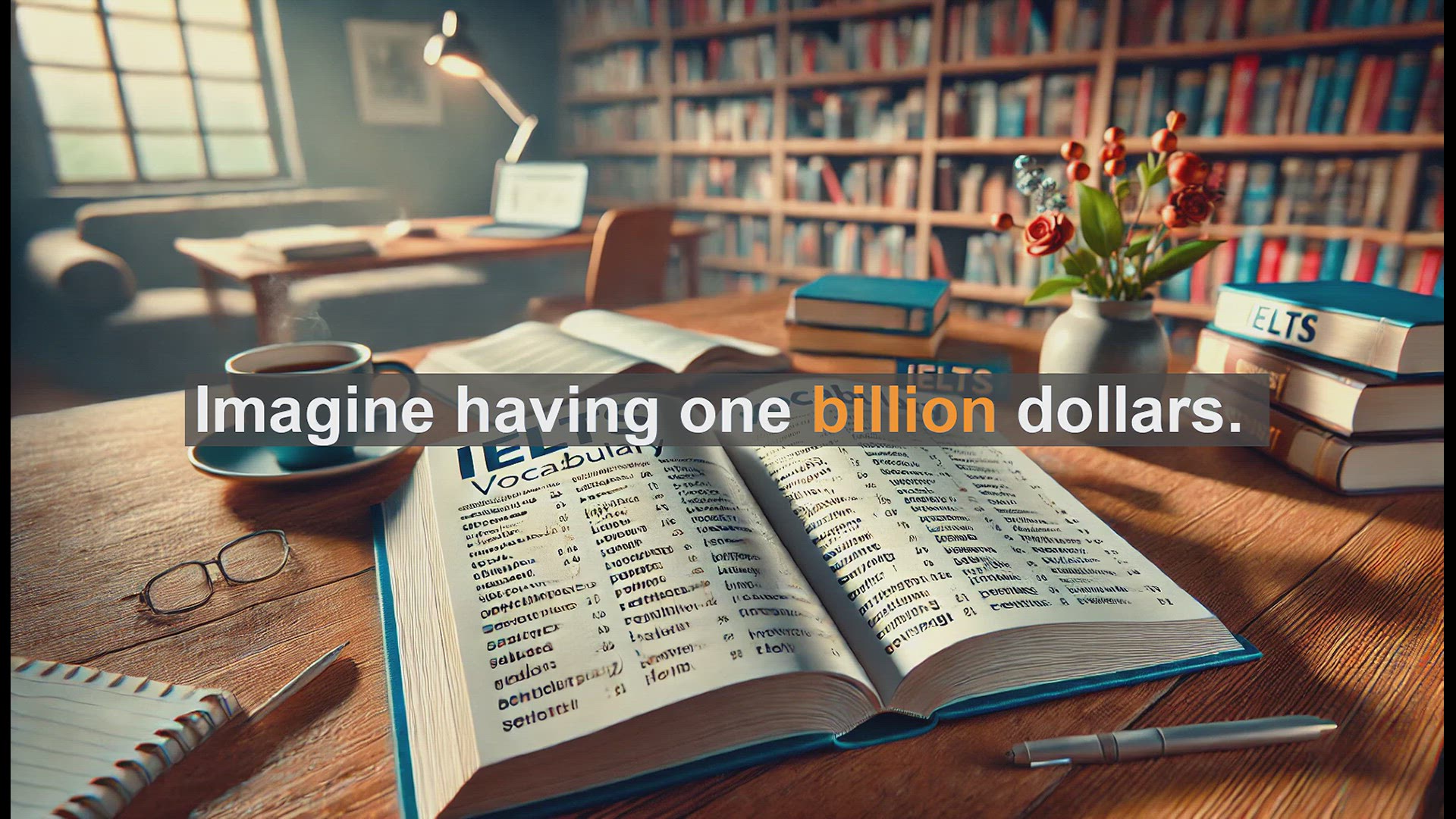 'Video thumbnail for 2500 Must Know IELTS 5.5 Vocabulary - Understanding 'Billion': A Key Number in Modern Language'