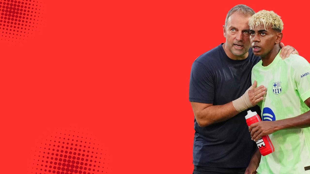 Video thumbnail for Barcelona & Spain must ‘take care’ of returning Lamine Yamal - Hansi Flick