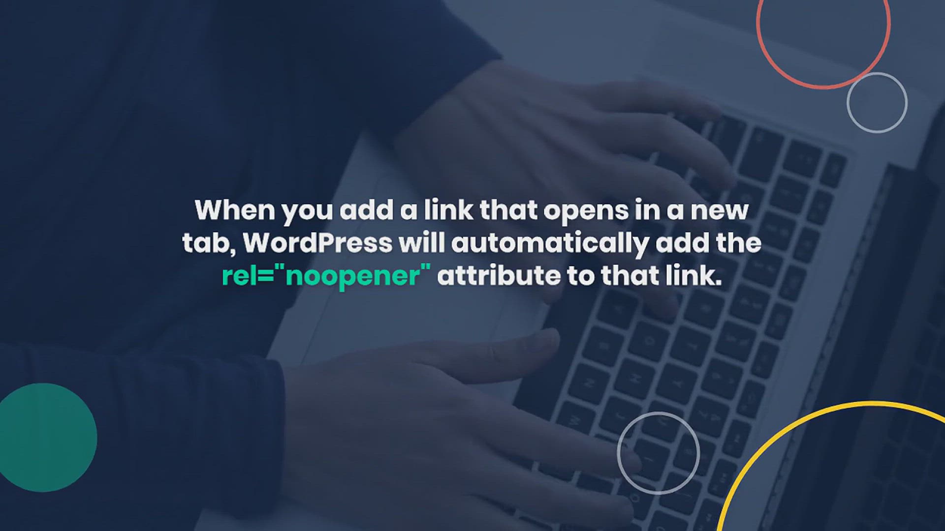 'Video thumbnail for What Is rel=”noopener” in WordPress? (Explained)'