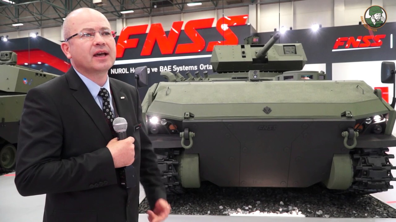 'Video thumbnail for Kaplan-30 FNSS NG AFV Next Generation Armoured Fighting Vehicle Turkey Turkish Defense Industry IDEF'