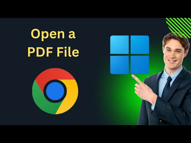 'Video thumbnail for How to Open a PDF File using Google Chrome Browser on Windows 11 | GearUpWindows Tutorial'