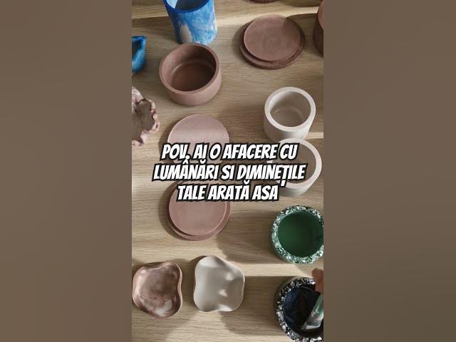 Video thumbnail for Handcrafted candles proudly made in Romania🇷🇴