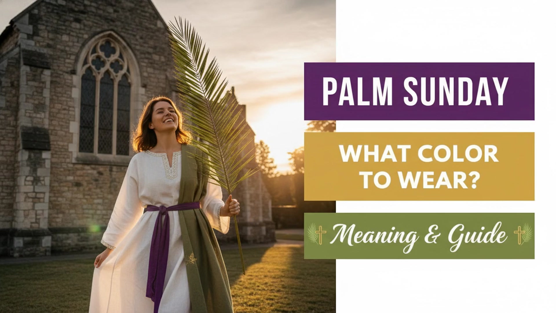 Video thumbnail for What Color to Wear on Palm Sunday? Meaning, Traditions & Dress Guide