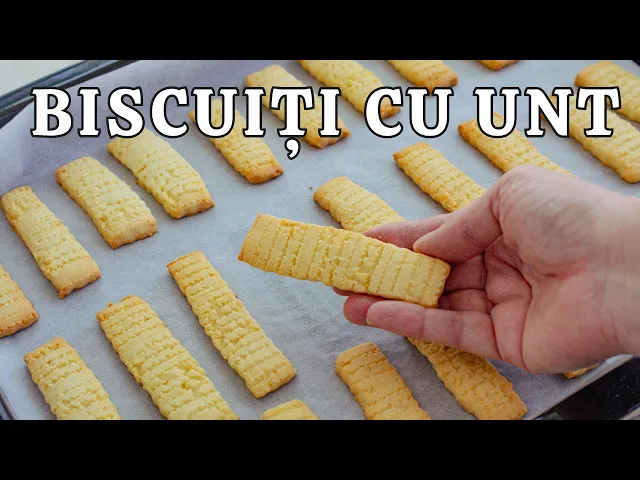 'Video thumbnail for Fără mașină de tocat! 2 TĂVI gata într-o oră! Rețeta de biscuiți FRAGEZI cu unt sau untură.'