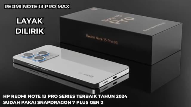 'Video thumbnail for SERIES NOTE PALING BERTENAGA! REDMI NOTE 13 PRO MAX INDONESIA | INILAH SPESIFIKASI DAN HARGA'