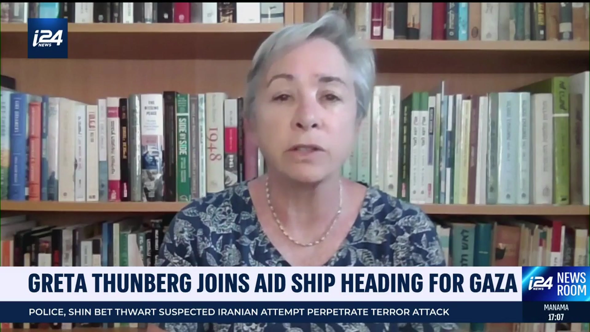 'Video thumbnail for Greta Thunberg joins aid ship heading for Gaza'