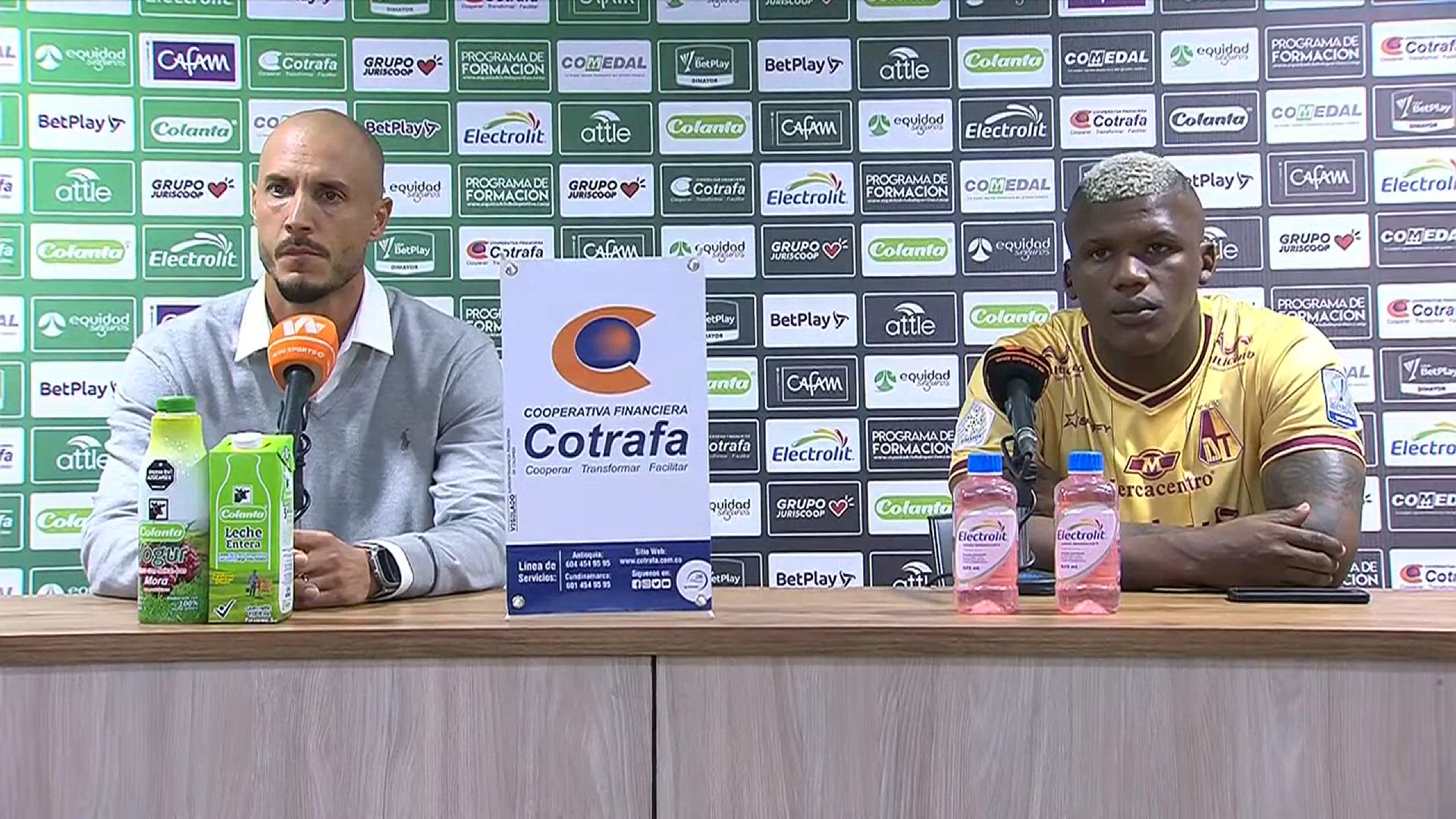 'Video thumbnail for Rueda de prensa del Deportes Tolima tras su empate ante La Equidad - Liga BetPlay 1 2024'