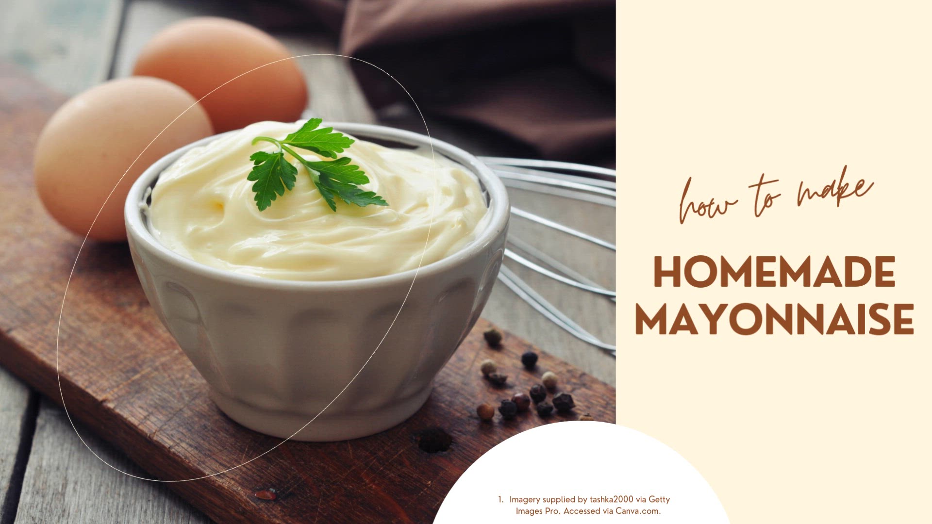 'Video thumbnail for Homemade Mayonnaise'