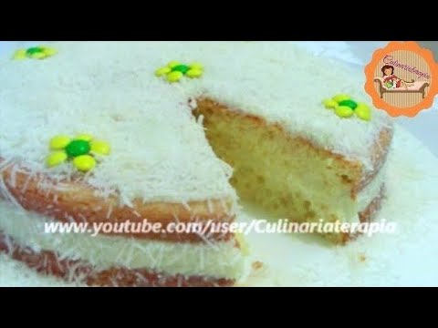 'Video thumbnail for BOLO GELADO DE COCO MOLHADINHO E SUPER RECHEADO COM CREME DE COCO @Culinariaterapia'