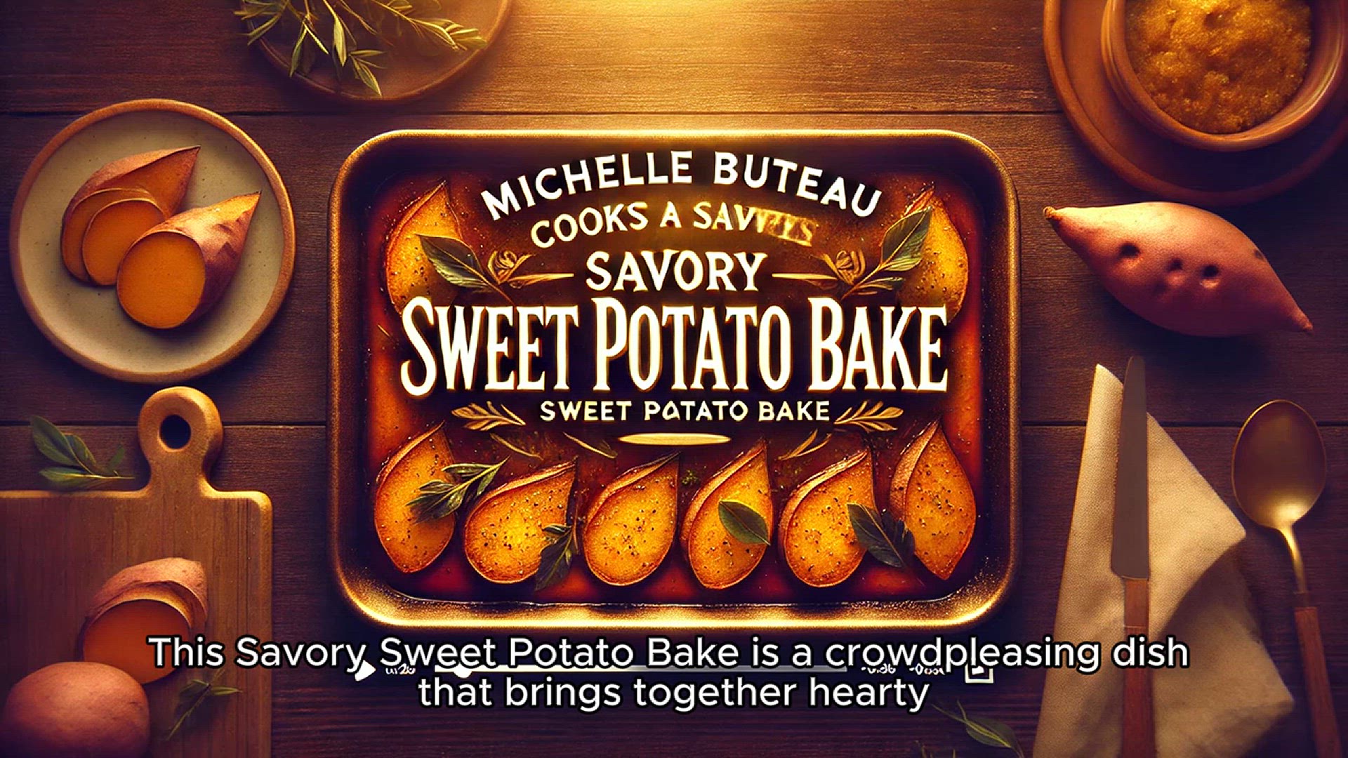 Video thumbnail for Michelle Buteau Cooks a Savory Sweet Potato