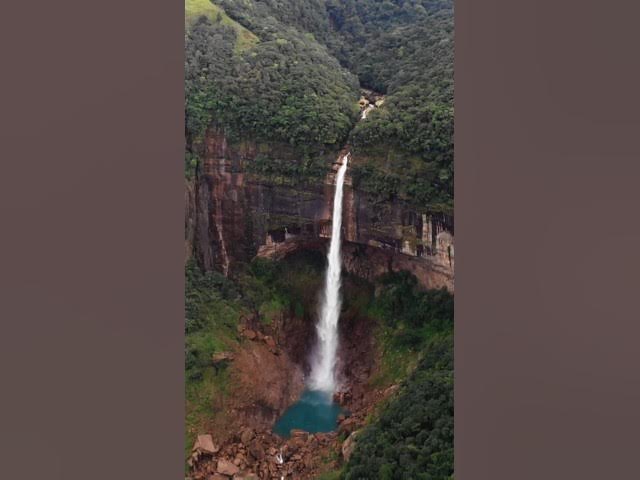 Video thumbnail for Nohkalikai Waterfalls in Meghalaya #youtubeshorts #shorts #viral #shortvideo #meghalaya #ytshorts