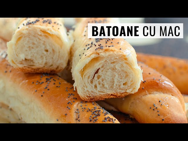 Video thumbnail for 👉 BATOANELE cu MAC - rețeta de "batoane de 1 leu" ca în copilărie, moi și pufoase ❤