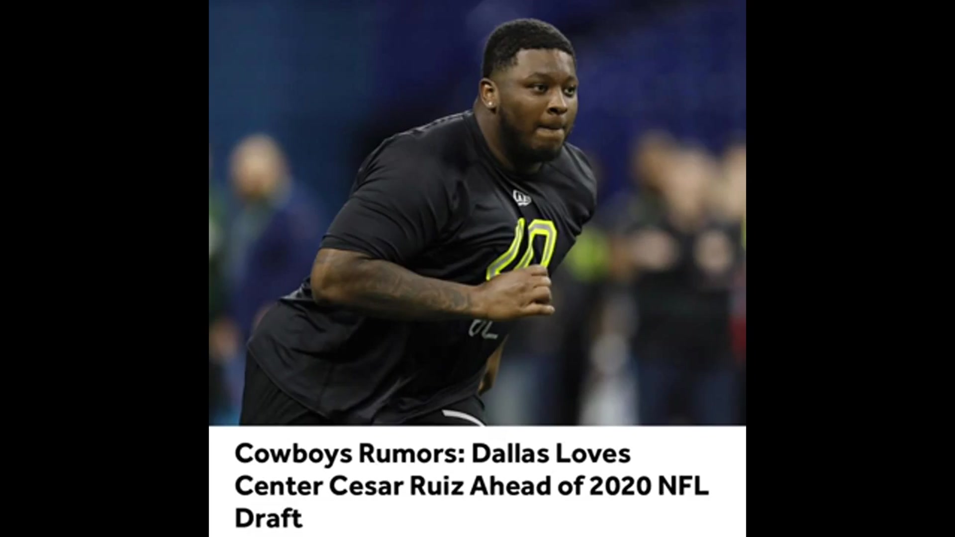 'Video thumbnail for law nation sports: cowboys draft: cesar ruiz as travis frederick's replacement?'