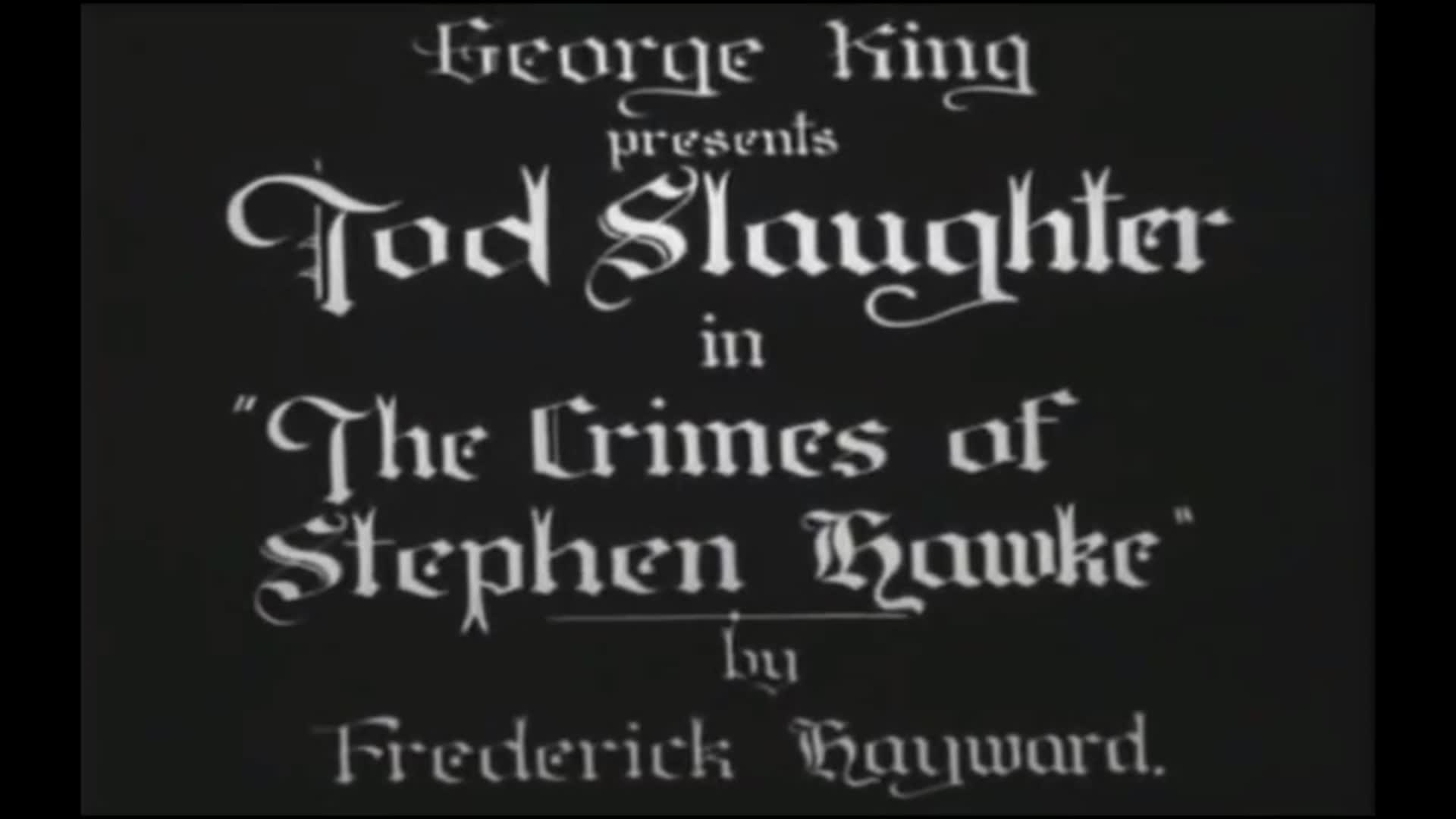 Video thumbnail for The Crimes of Stephen Hawke (1936)