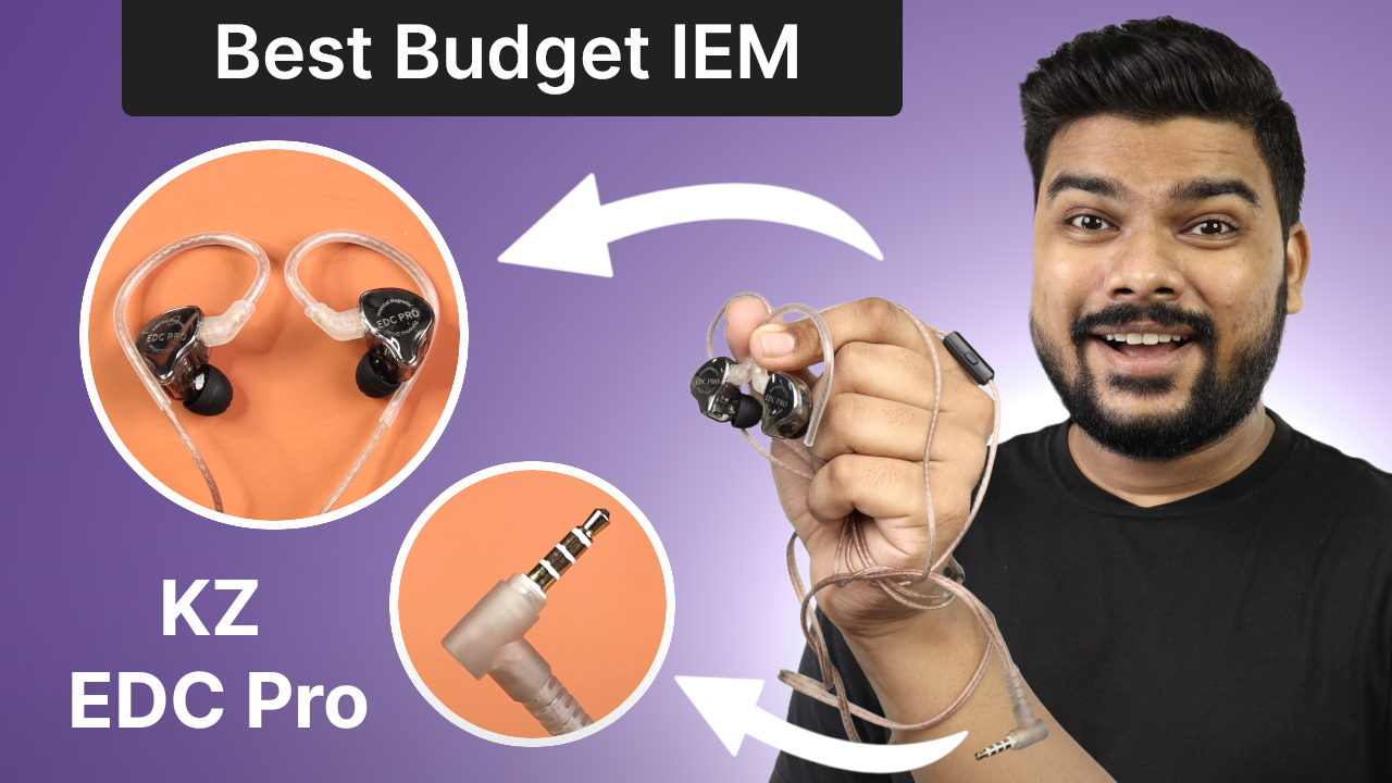 Video thumbnail for Best Budget IEM Under ₹1000 | KZ EDC Pro Review