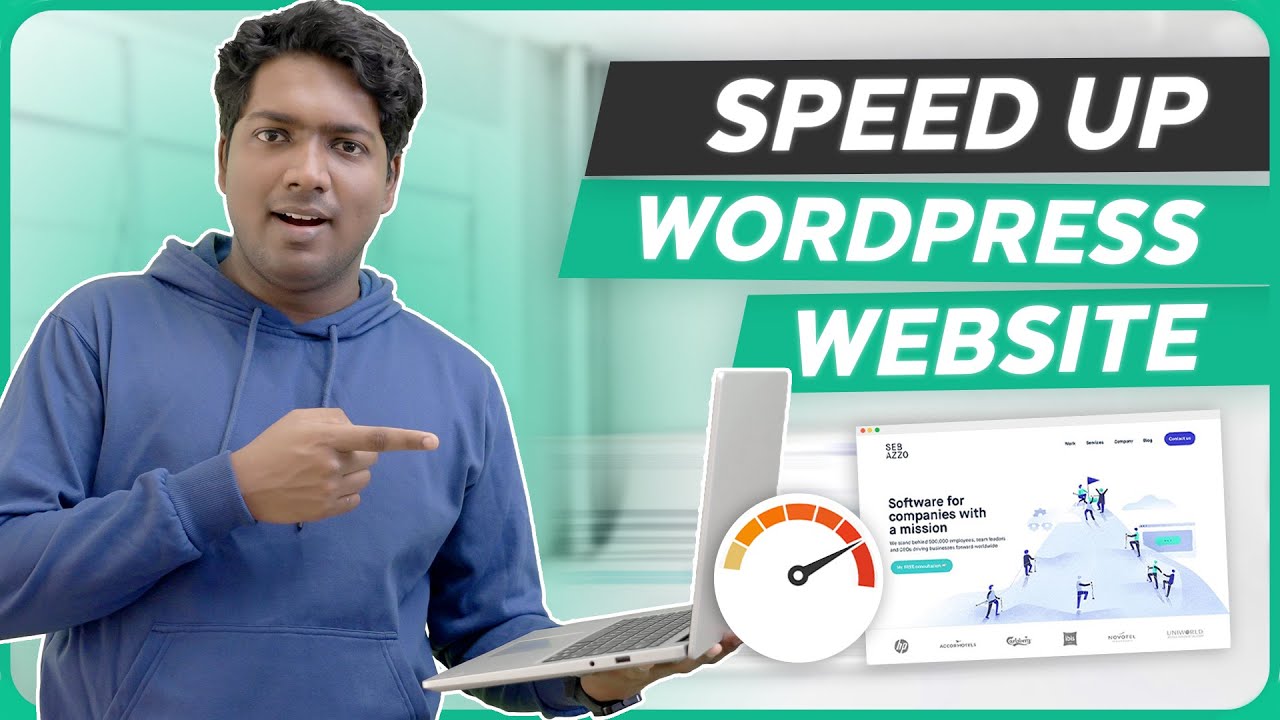 'Video thumbnail for How to Speed Up Your WordPress Website (in just 5 steps)'