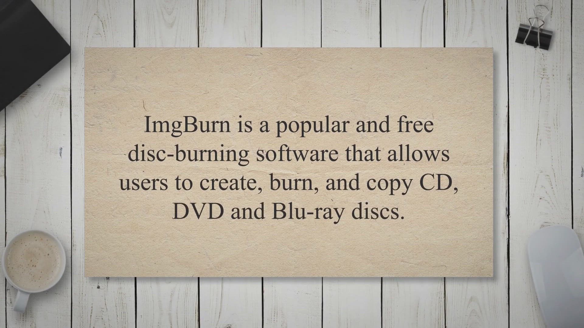 'Video thumbnail for ImgBurn: A Complete Disc Burning Solution'