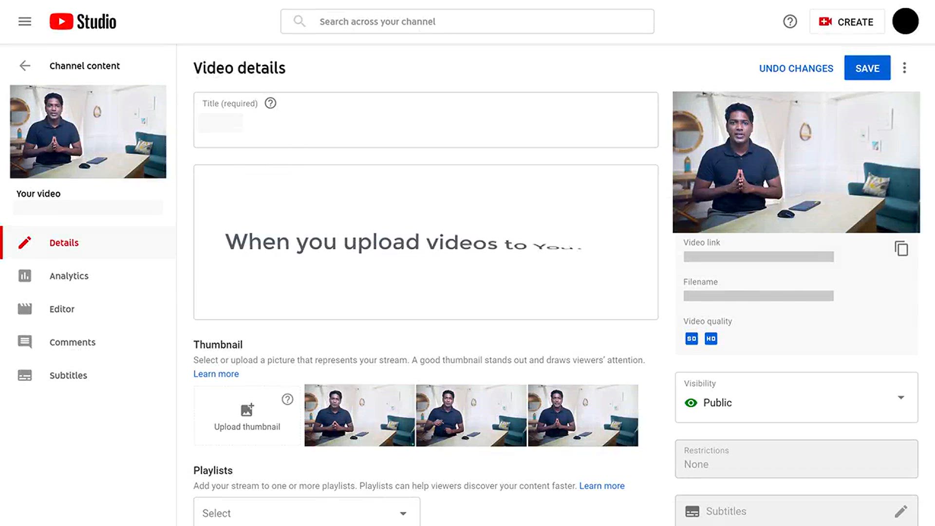 'Video thumbnail for How to Make a Professional Thumbnail for YouTube Videos (in Just 3 Steps)'